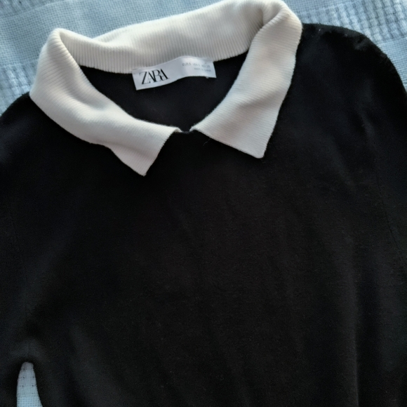 Zara mod black mini dress - Picture 3 of 4